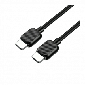 Кабель Borofone BUS02 Vivido HDMI 2.0 - HDMI 2.0 Black 3m - Retromagaz
