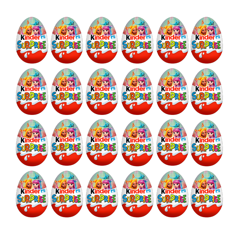 Набір Шоколадне Яйце 24шт Kinder Surprise Русалоньки 20g - Retromagaz