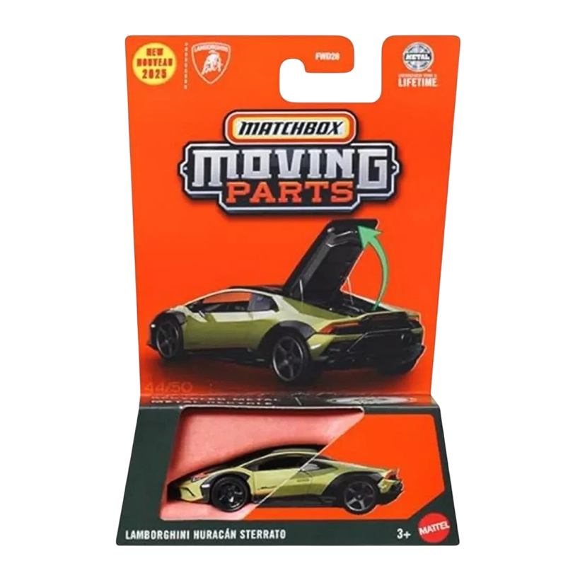 Тематична Машинка Matchbox Lamborghini Huracаn Sterrato Moving Parts 1:64 JBW70 Green - Retromagaz