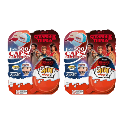 Набор Шоколадное Яйцо 2шт Kinder Joy Бокс Funko Pop Stranger Things 4 Яйца 80g - Retromagaz