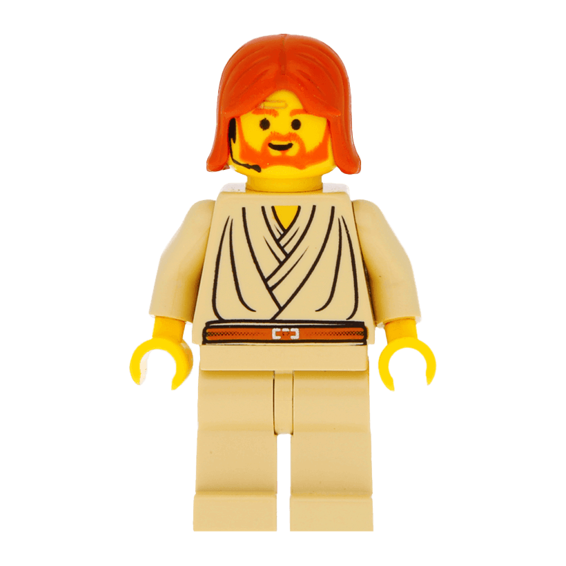 Фигурка Lego Джедай Obi-Wan Kenobi Young Star Wars sw0055 Б/У - Retromagaz