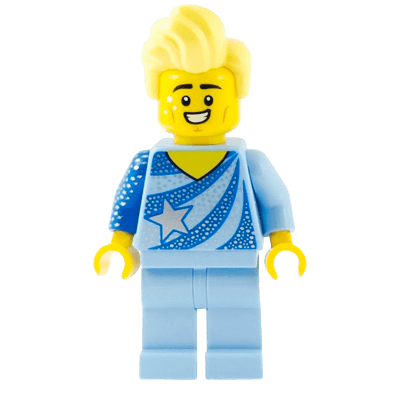 Фигурка Lego Series 22 Figure Skating Champion Collectible Minifigures col391 Б/У - Retromagaz