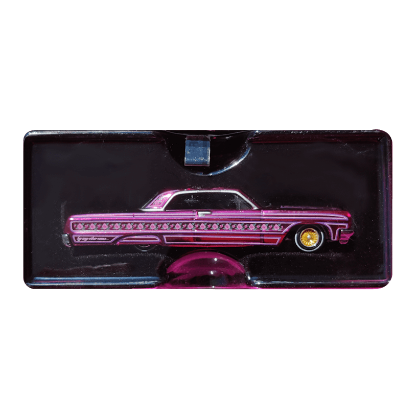 Машинка Premium Hot Wheels '64 Impala Red Line Club RLC 1:64 GLH86 Pink - Retromagaz
