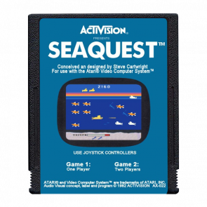 Гра Atari 2600 Seaquest Black Б/У - Retromagaz