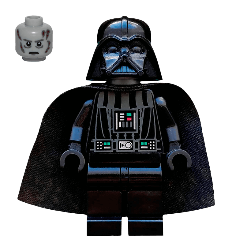 Фігурка Lego Джедай Darth Vader White Pupils Star Wars sw0277 Б/У - Retromagaz