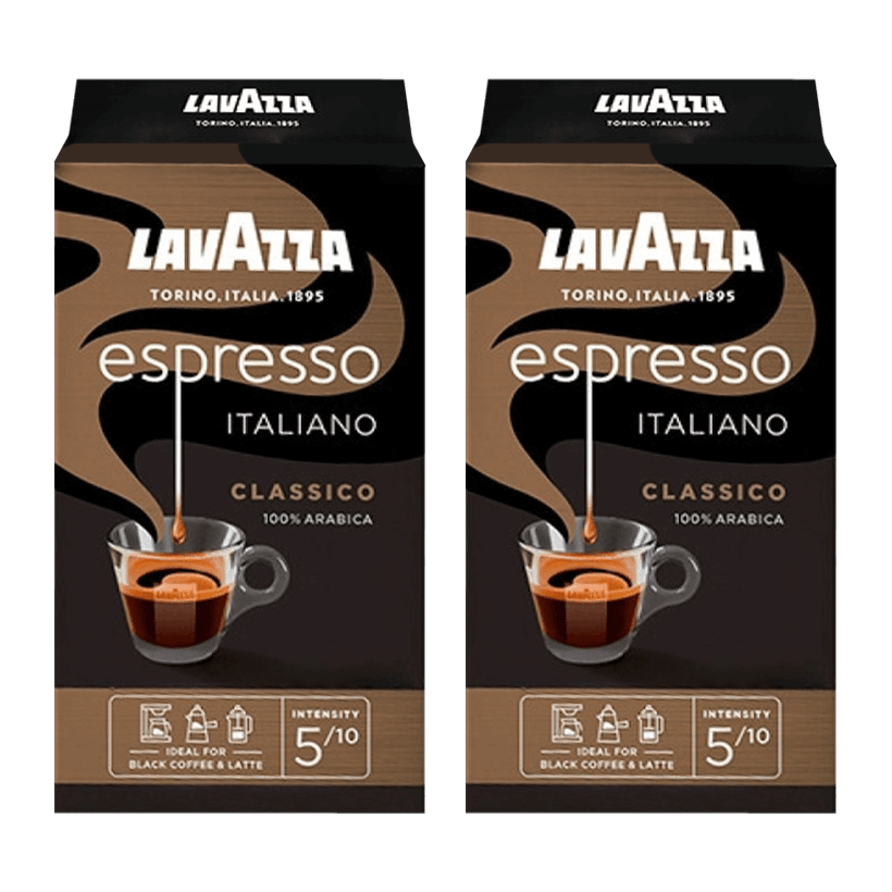 Набор Кофе Молотый 2шт Lavazza Espresso 250g - Retromagaz
