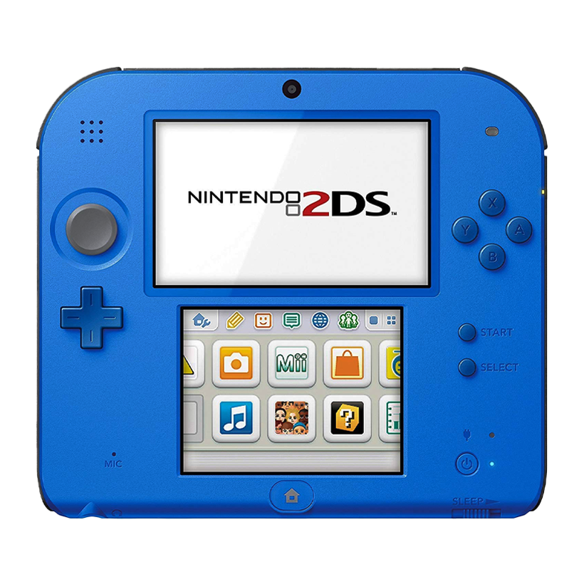 Консоль Nintendo 2DS Модифікована 32GB Blue + 10 Вбудованих Ігор Б/У - Retromagaz
