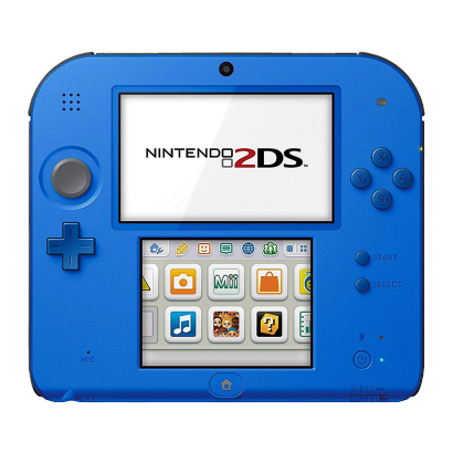 Консоль Nintendo 2DS Модифікована 32GB Blue + 10 Вбудованих Ігор Б/У - Retromagaz