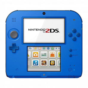 Консоль Nintendo 2DS Модифицированная 32GB Blue + 10 Встроенных Игр Б/У - Retromagaz