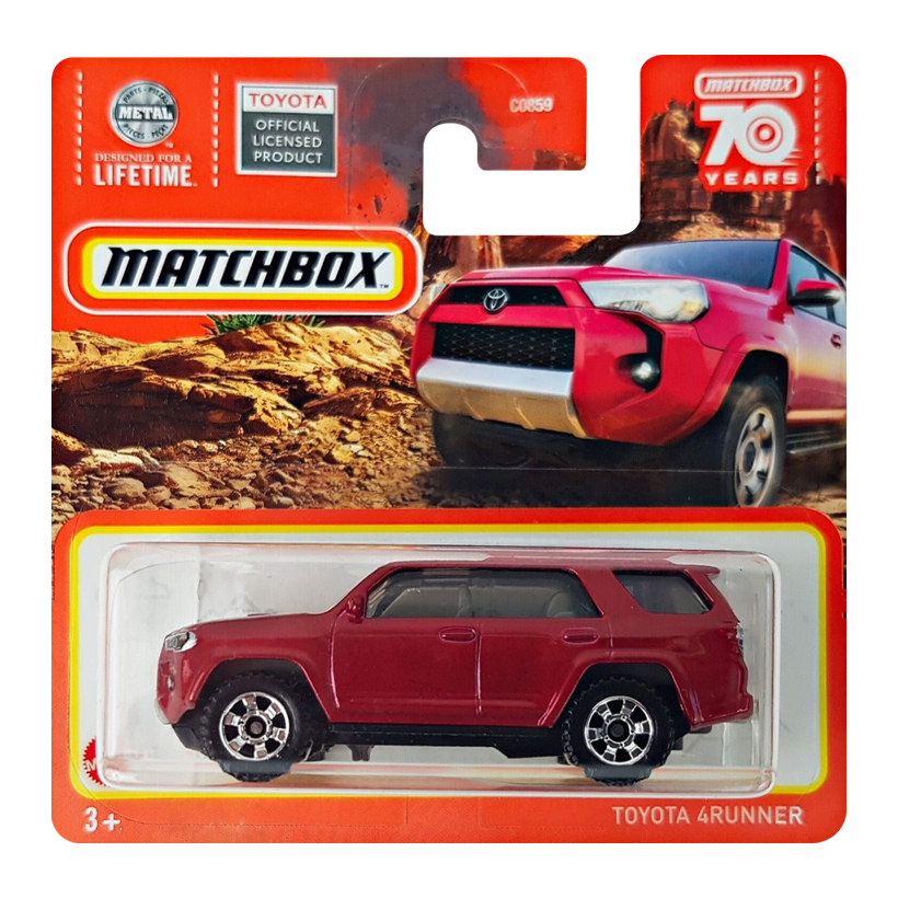 Машинка Велике Місто Matchbox Toyota 4Runner Off-Road 1:64 HFR45 Red - Retromagaz