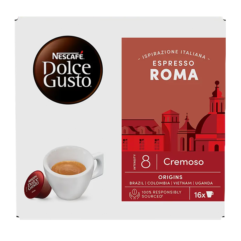 Кава в Капсулах Nescafe Dolce Gusto Espresso Roma - 16 шт - Retromagaz