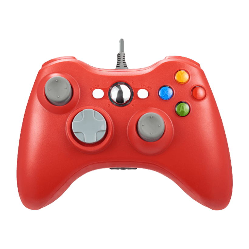 Геймпад Проводной RMC Xbox 360 Red 2m Новый - Retromagaz