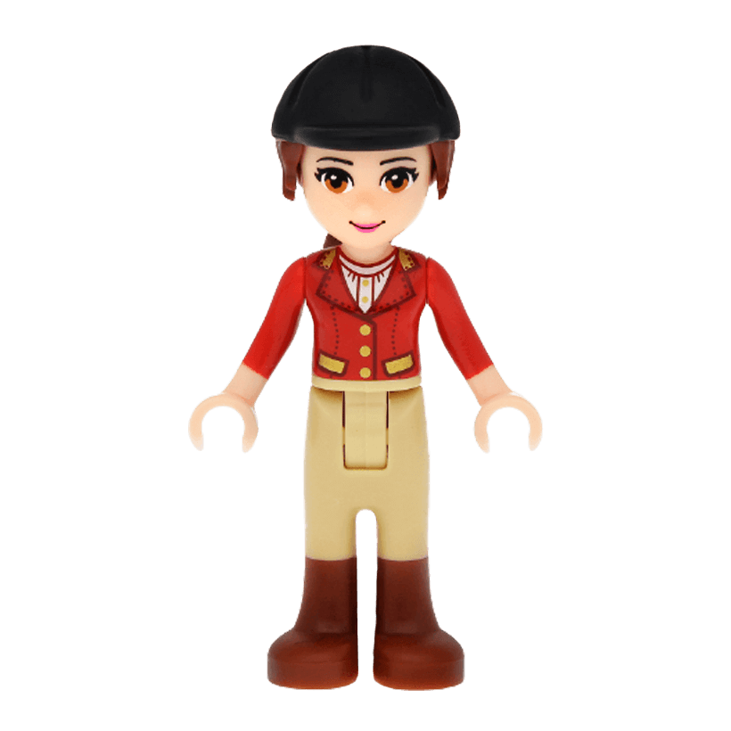 Фигурка Lego Girl Olivia Tan Riding Pants Friends frnd158 Б/У - Retromagaz