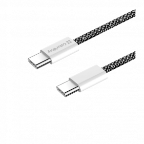 Кабель Colorway Fast Charging 3А 60W USB Type-C - USB Type-C Black 1m - Retromagaz