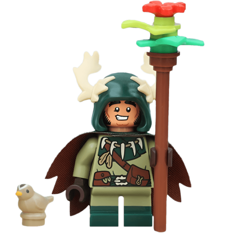 Фігурка Lego Dungeons & Dragons Halfling Druid Games 71047 coldnd05 coldnd-5 Новий - Retromagaz
