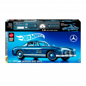 Конструктор Hot Wheels Brick Shop Mercedes-Benz 300 SL 1:64 HWW25 Blue Конструктор Hot Wheels Brick Shop Mercedes-Benz 300 SL 1:64 HWW25 Blue - Retromagaz