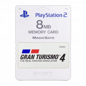 Карта Пам'яті Sony PlayStation 2 SCPH-10020 Gran Turismo 4 Limited Edition 8MB White Б/У - Retromagaz