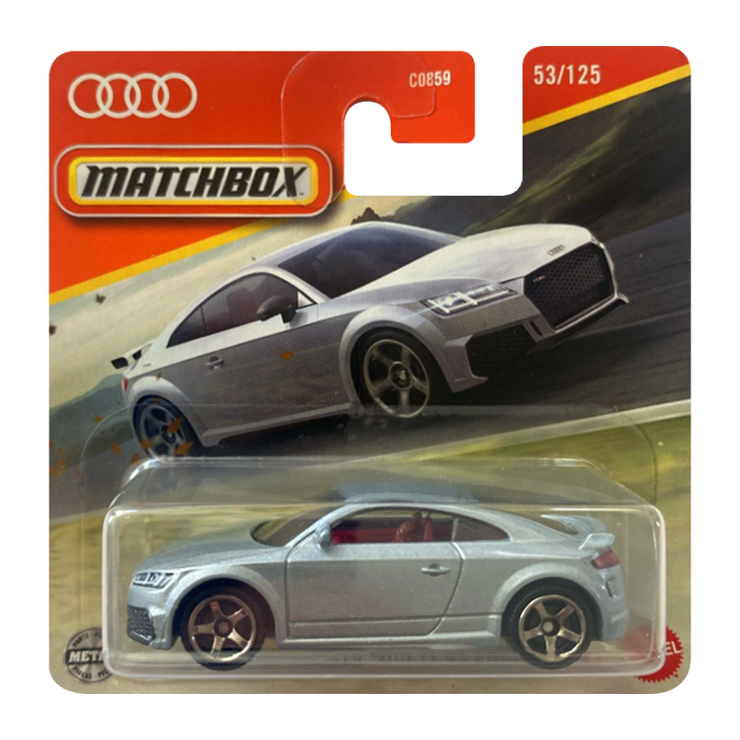 Машинка Большой Город Matchbox 2019 Audi TT RS Coupe Road Trip 1:64 JBR61 Silver - Retromagaz