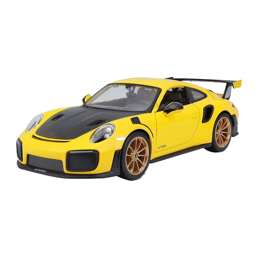 Машинка Maisto Porsche Porsche 911 GT2 RS Special Edition 1:24 Yellow - Retromagaz