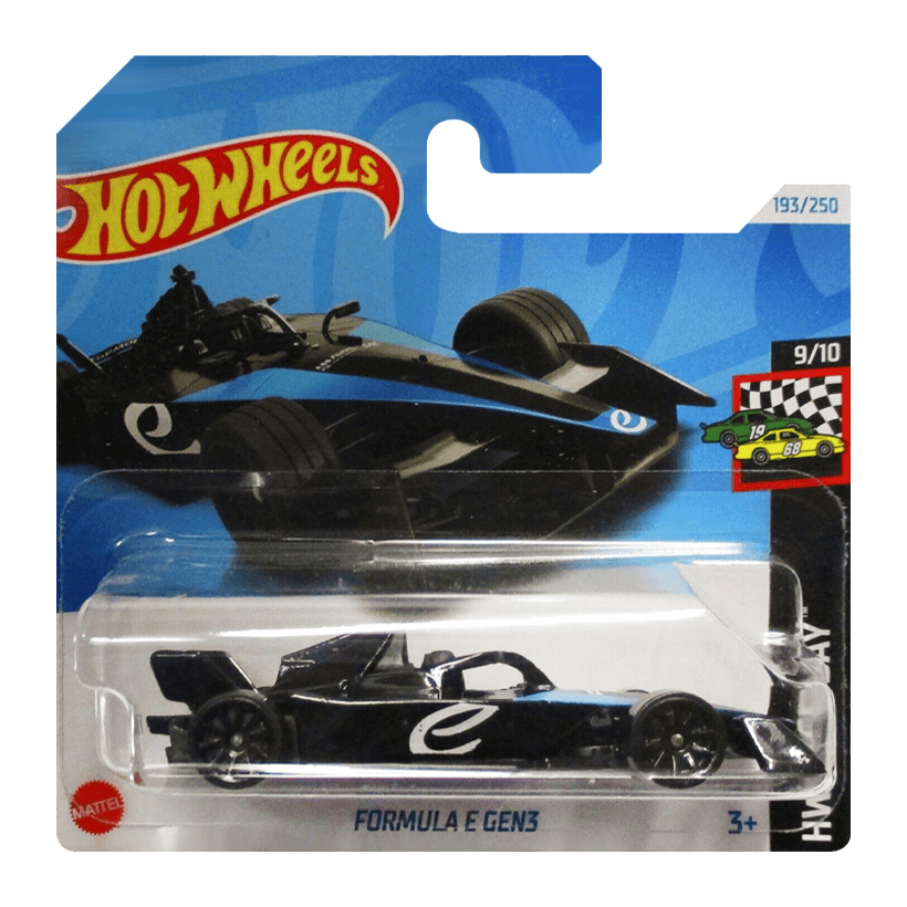 Машинка Базова Hot Wheels Formula E Gen3 Race Day 1:64 HRY66 Black - Retromagaz