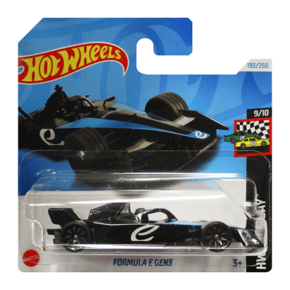 Машинка Базовая Hot Wheels Formula E Gen3 Race Day 1:64 HRY66 Black - Retromagaz