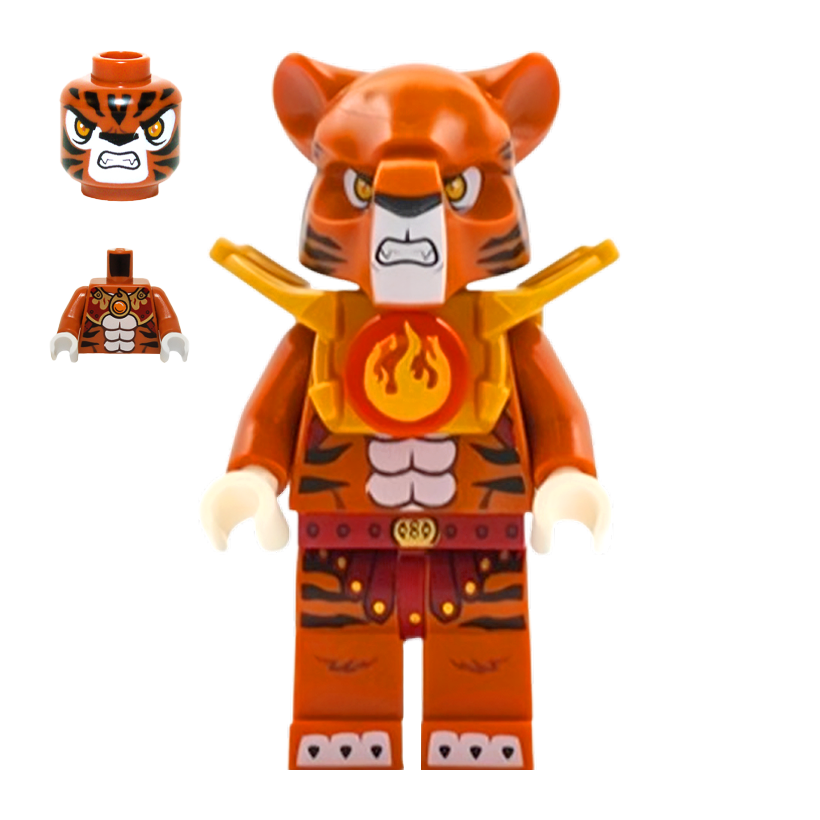 Фігурка Lego Tiger Tribe Trakkar Armor Legends of Chima loc140 70224 Б/У - Retromagaz