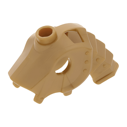 Для Животных Lego Horse Battle Helmet Stud on Top Castle 13745 6039603 Pearl Gold Б/У - Retromagaz