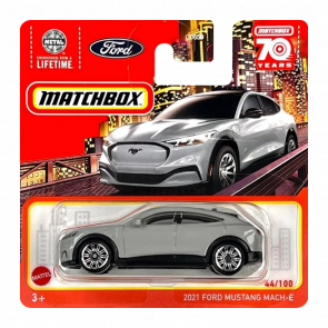 Машинка Велике Місто Matchbox 2021 Ford Mustang Mach-E Metro 1:64 HLC84 Grey