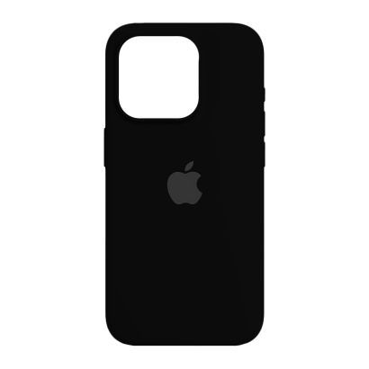 Чехол Силиконовый RMC Apple iPhone 15 Pro Black - Retromagaz