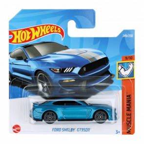 Машинка Базова Hot Wheels Ford Shelby GT350R Muscle Mania 1:64 HCW36 Blue