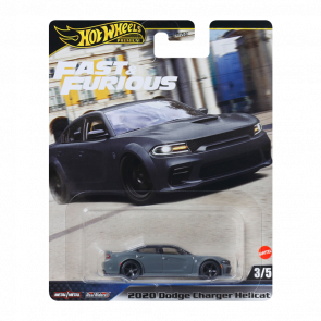Машинка Premium Hot Wheels 2020 Dodge Charger Hellcat Fast & Furious 1:64 JBL96 Grey Машинка Premium Hot Wheels 2020 Dodge Charger Hellcat Fast & Furious 1:64 JBL96 Grey - Retromagaz