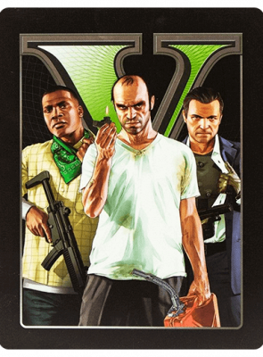 Гра Microsoft Xbox 360 Grand Theft Auto V SteelBook Edition Російські Субтитри Б/У