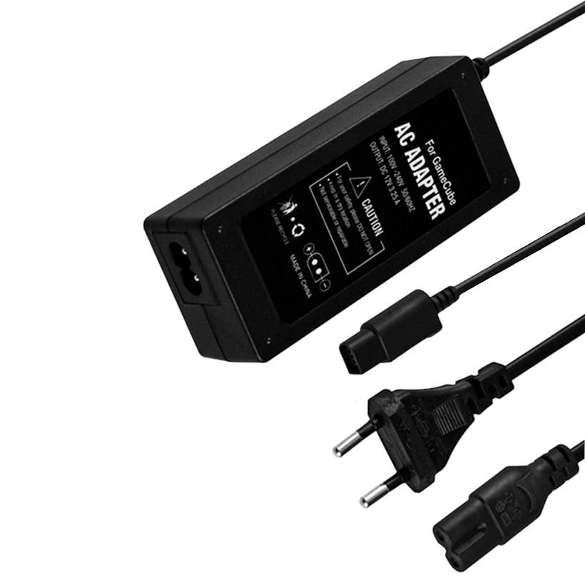 Блок Живлення RMC GameCube AC Adapter 12V 3.25A Black 2.5m Новий - Retromagaz