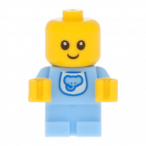 Lego Фигурка City Житель Города Ребенок 3 col260 1 Ориг Б/У О