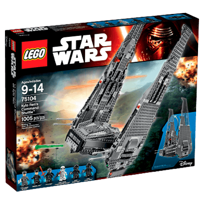 Набор Lego Star Wars Kylo Ren’s Command Shuttle 75104 Новый - Retromagaz