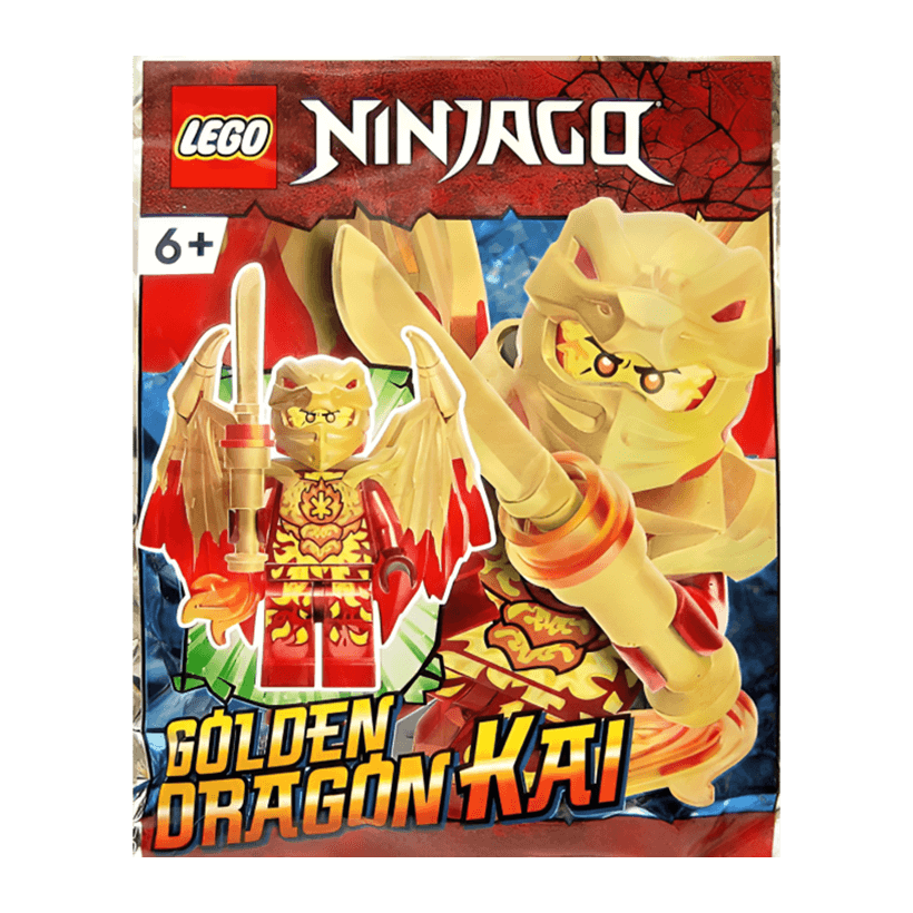 Конструктор Lego Фигурка Golden Dragon Kai Foil Pack Ninjago 892291 njo0757 Новый - Retromagaz