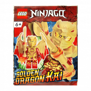 Конструктор Lego Фигурка Golden Dragon Kai Foil Pack Ninjago 892291 njo757 Новый