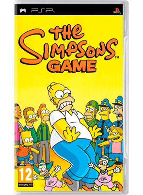 Гра Sony PlayStation Portable The Simpsons Game Англійська Версія + Коробка Б/У Хороший