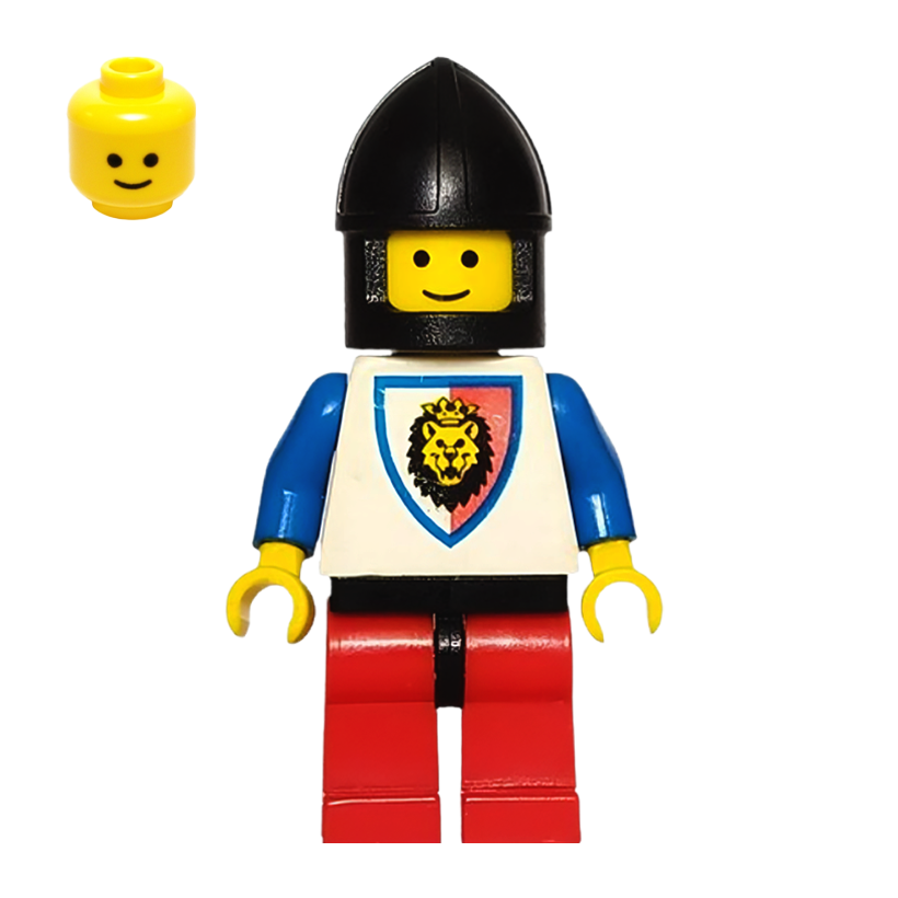 Фигурка Lego Royal Knights Knight 1 Black Chin-Guard Castle cas061 Б/У - Retromagaz