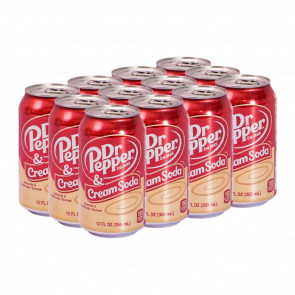 Набір Напій 12шт Dr Pepper Cream Soda 355ml