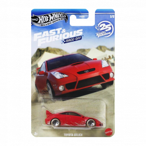 Тематична Машинка Hot Wheels Toyota Celica Fast & Furious 1:64 JKX15 Red - Retromagaz