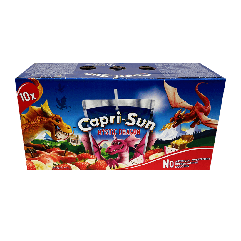 Набор Напиток Соковый 10шт Capri-Sun Mystic Dragon 200ml - Retromagaz