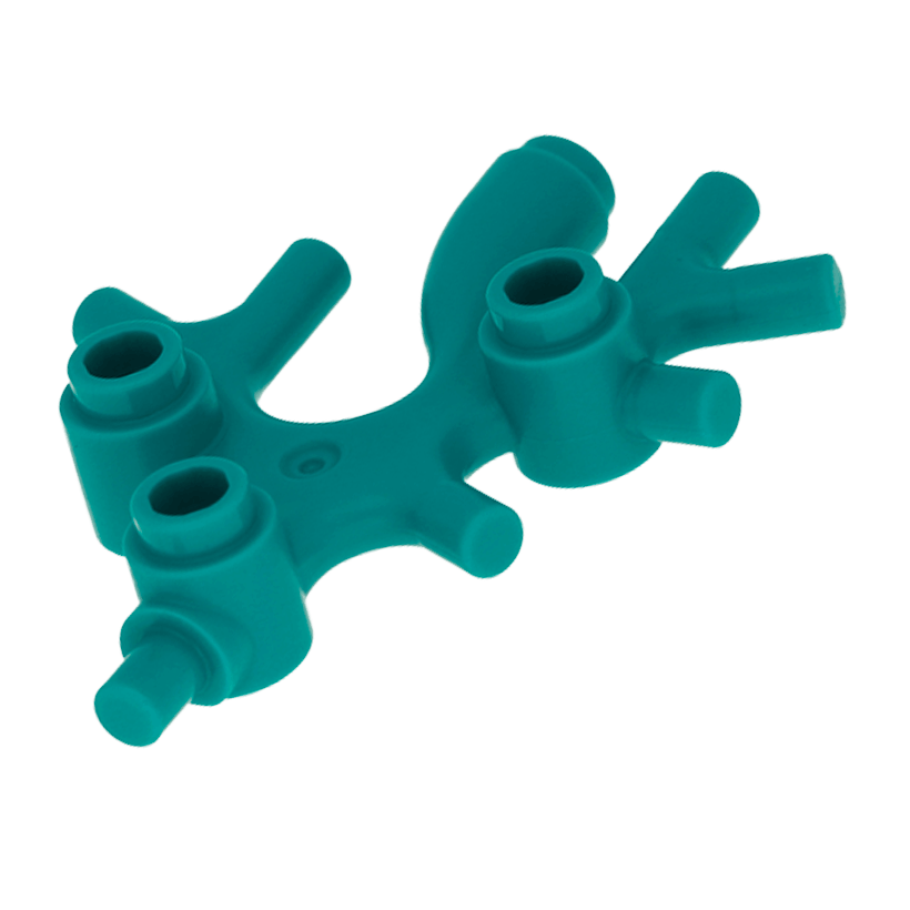 Рослина 2шт Lego Інше Thallus Seaweed Coral 49577 6262134 Dark Turquoise Б/У - Retromagaz