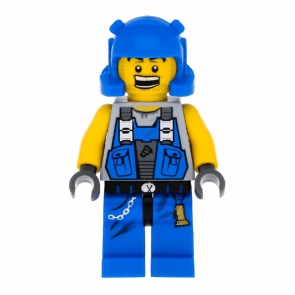 Фигурка Lego Space Power Miners Beard Stubble Guy pm006 1 Б/У Нормальный