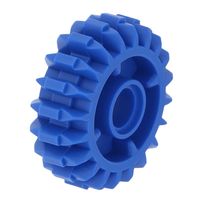 Technic Lego Шестірня 20 Tooth Double Bevel with Clutch on Both Sides 35185 6224999 Blue Б/У - Retromagaz