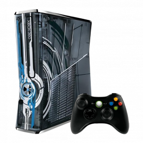 Набор Консоль Microsoft Xbox 360 S Halo Limited Edition Freeboot 250GB Silver + 5 Встроенных Игр Б/У + Геймпад Беспроводной RMC Black Новый Набор Консоль Microsoft Xbox 360 S Halo Limited Edition Freeboot 250GB Silver + 5 Встроенных Игр Б/У + Геймпад Беспроводной RMC Black Новый - Retromagaz