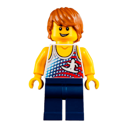 Фігурка Lego 973pb0997 Surfer City People twn314 Б/У - Retromagaz