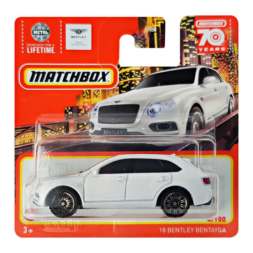 Машинка Велике Місто Matchbox '18 Bentley Bentayga Metro 1:64 HLC97 White - Retromagaz