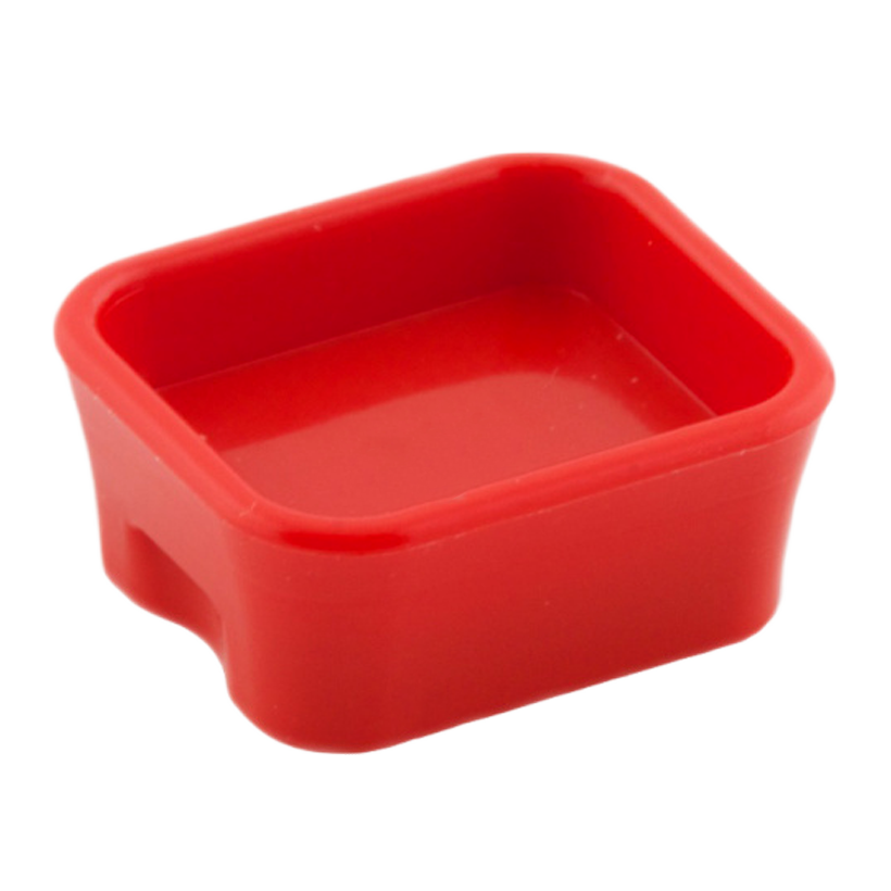 Посуд 2шт Lego Dish Rectangular 93082c 4652900 Red Б/У - Retromagaz