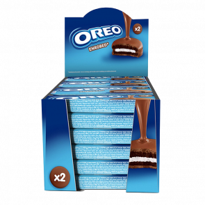 Набір Печиво 24шт Oreo Enrobed Milk Chocolate Молочний Шоколад 41g - Retromagaz